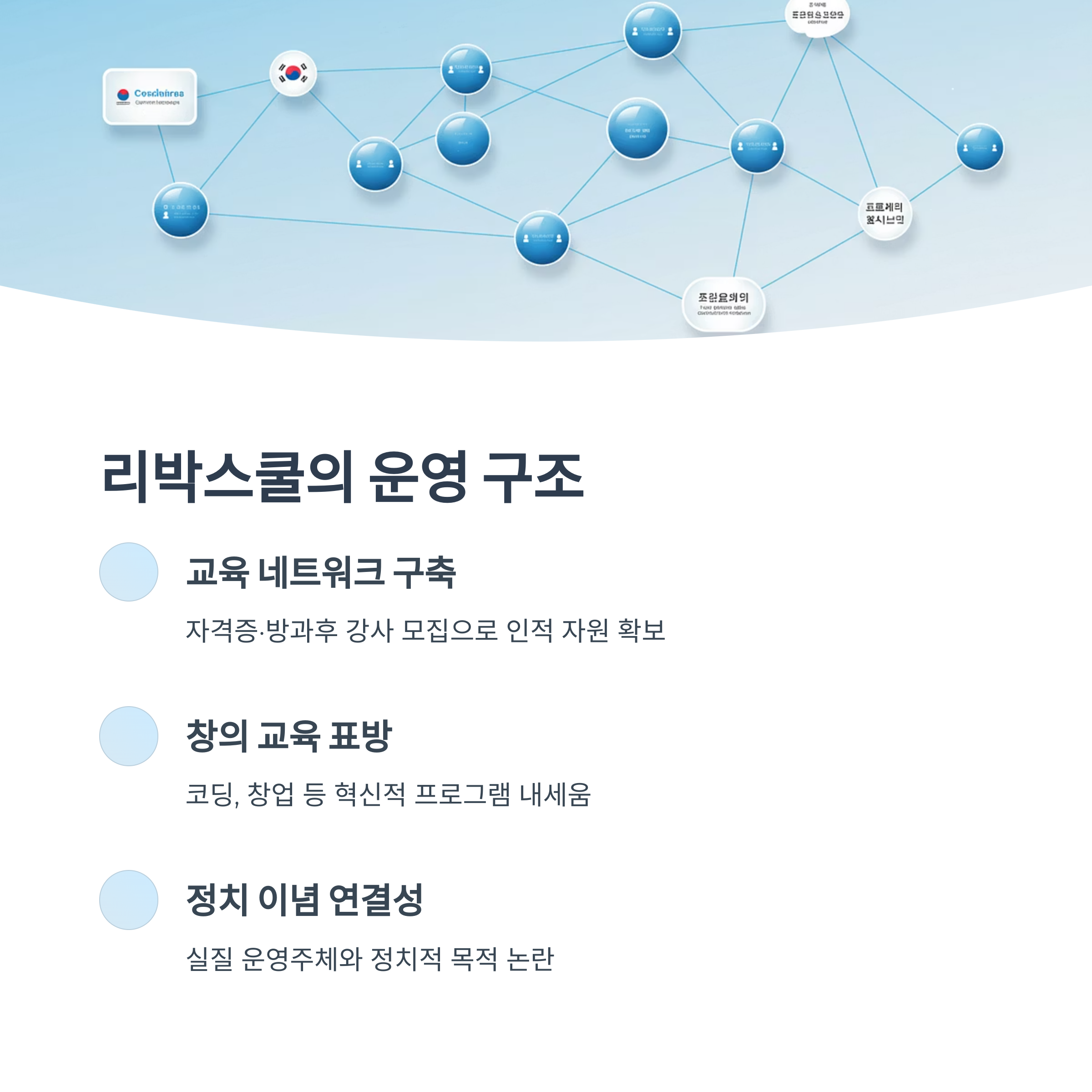 조직 구조와 활동 방식