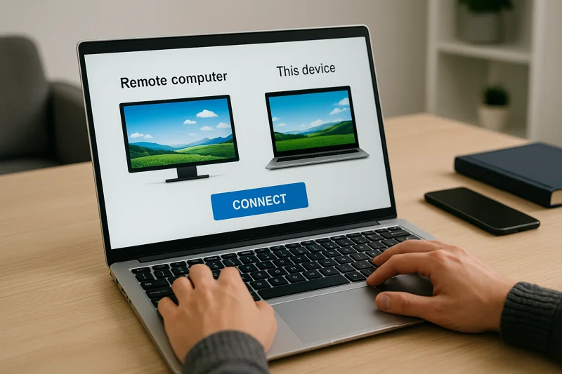 TeamViewer 접속 화면 예시