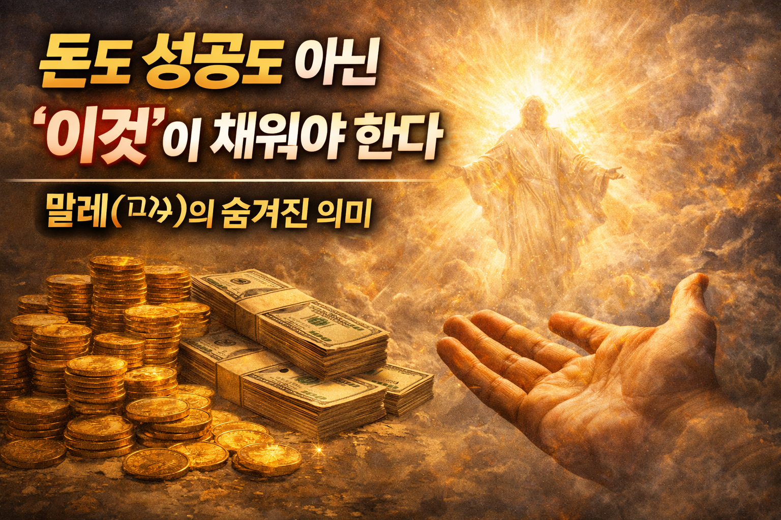 제목 썸네일 : 히브리어 단어 "말레"