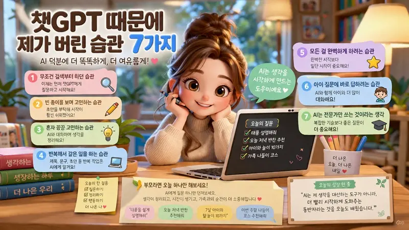 챗GPT 때문에 제가 버린 습관 7가지