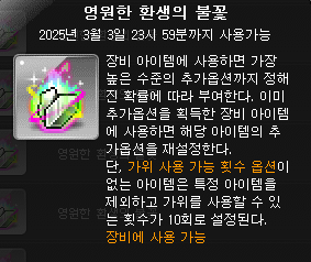영원한 환생의 불꽃