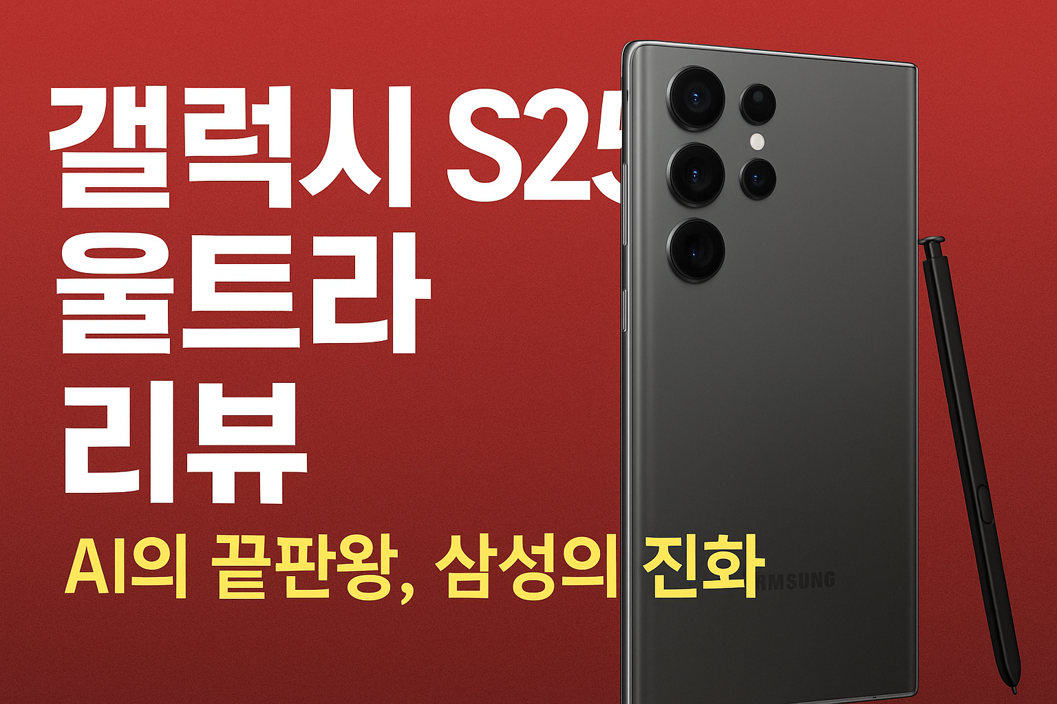 디자인 혁신부터 카메라·AI 성능까지, 2025년 최고의 플래그십 스마트폰