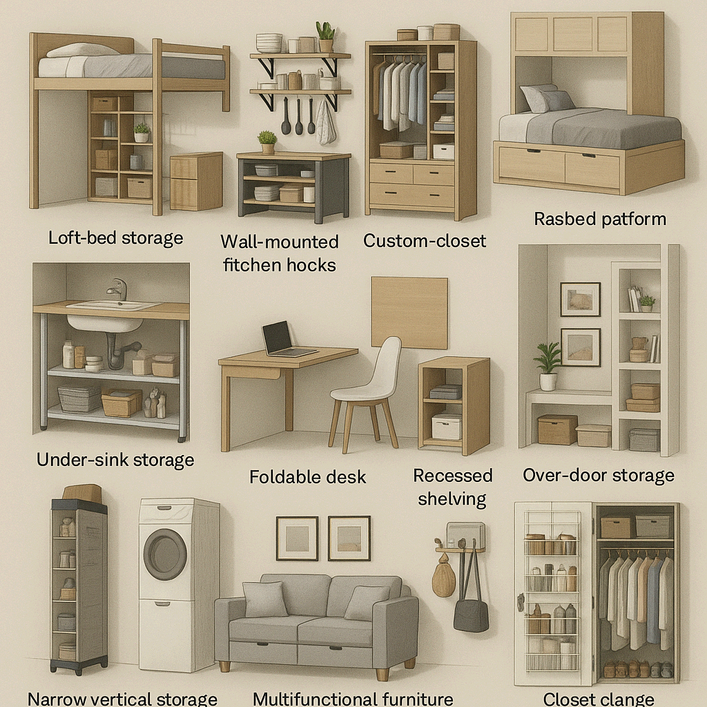 1인 가구 초소형 주택 수납 솔루션