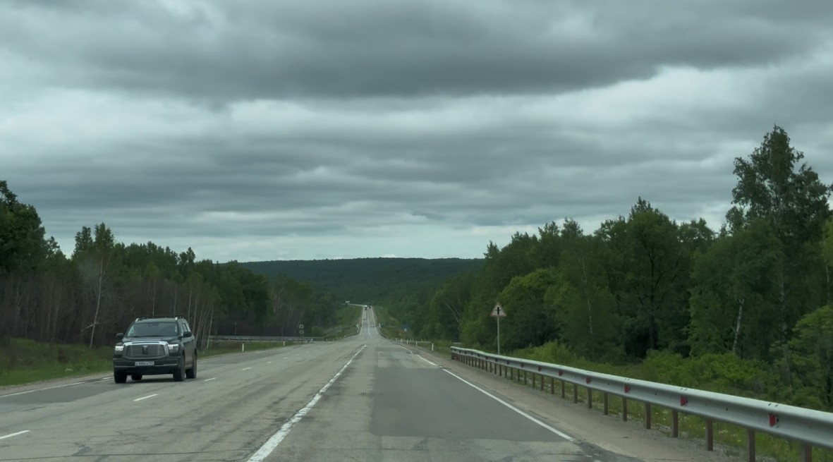 평범한 시베리아 도로 상태