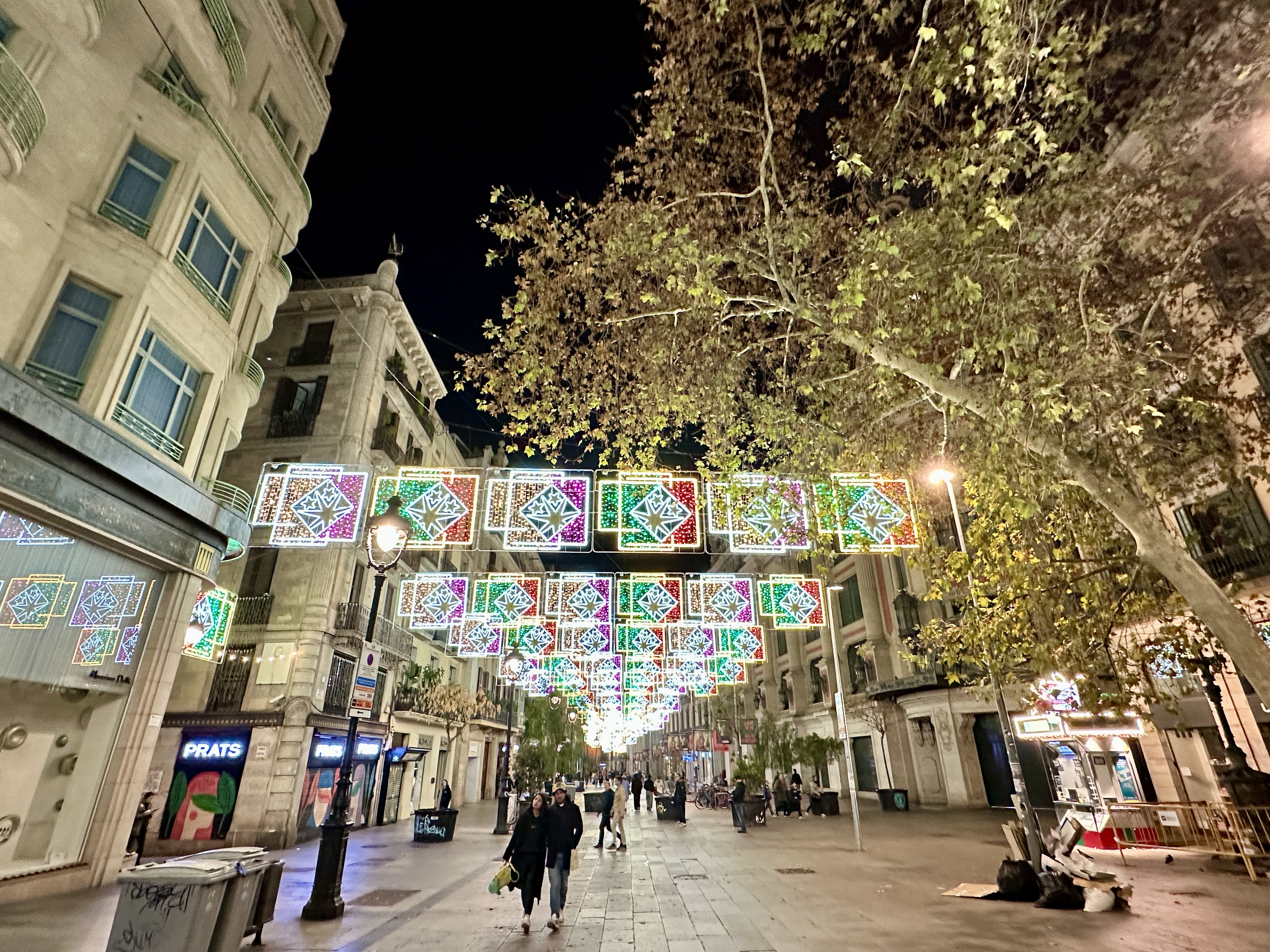 바르셀로나 고딕지구 야경