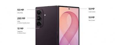 갤럭시 Z Fold8 Ultra의 대화면과 2억 화소&middot;망원 카메라 구성을 보여주는 이미지
