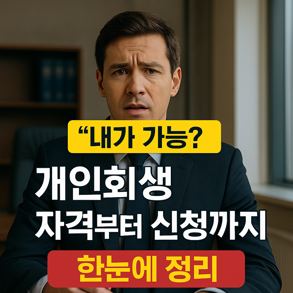나도 가능할까? 개인회생 자격요건부터 신청 절차까지 한눈에 정리한 가이드