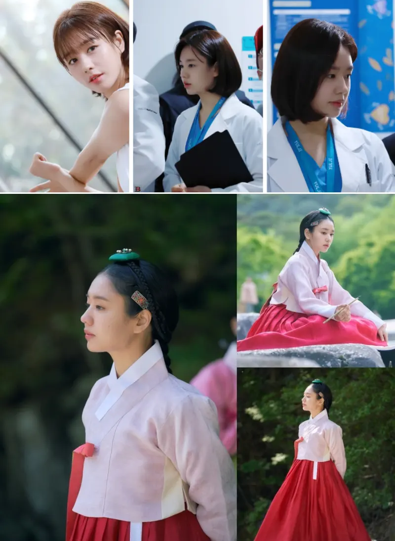 안은진이 출연한 슬기로운 의사생활과 드라마 연인의 중요 장면 모음 사진