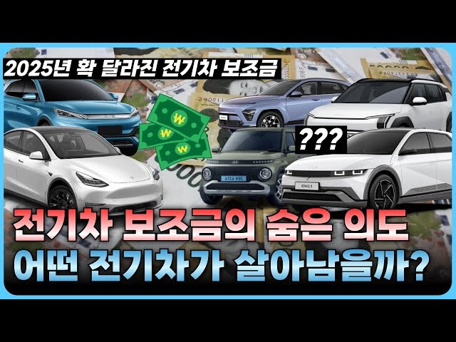 대전시 전기차 보조금 구성 (2025년 기준)-고민