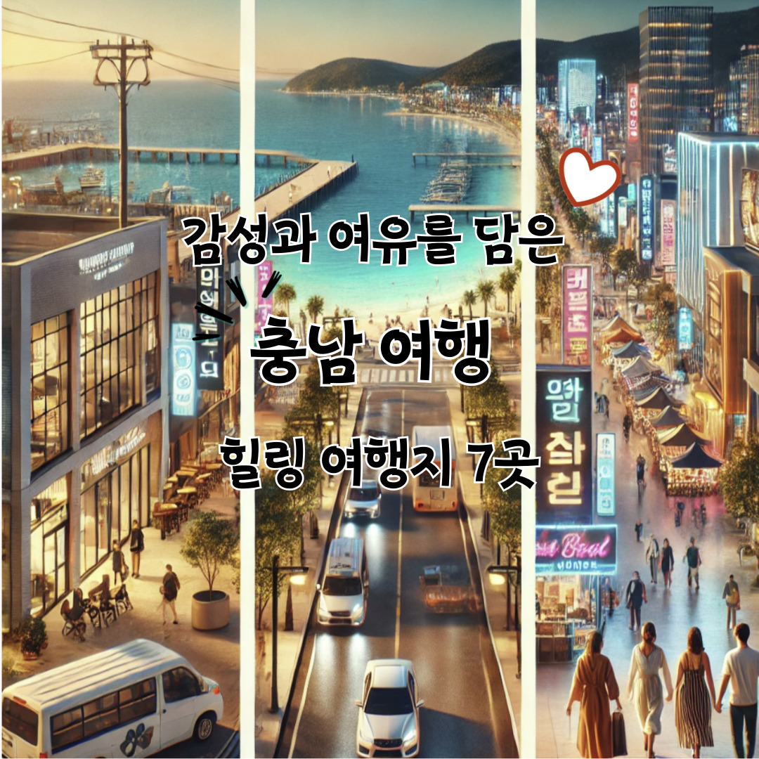 감성과 여유를 담은 충남 여행 – 누구와 떠나도 좋은 힐링 여행지 7곳-제작이미지