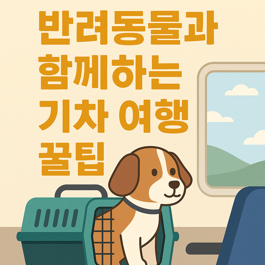 추석 연휴 반려동물과 함께 KTX·SRT 이용