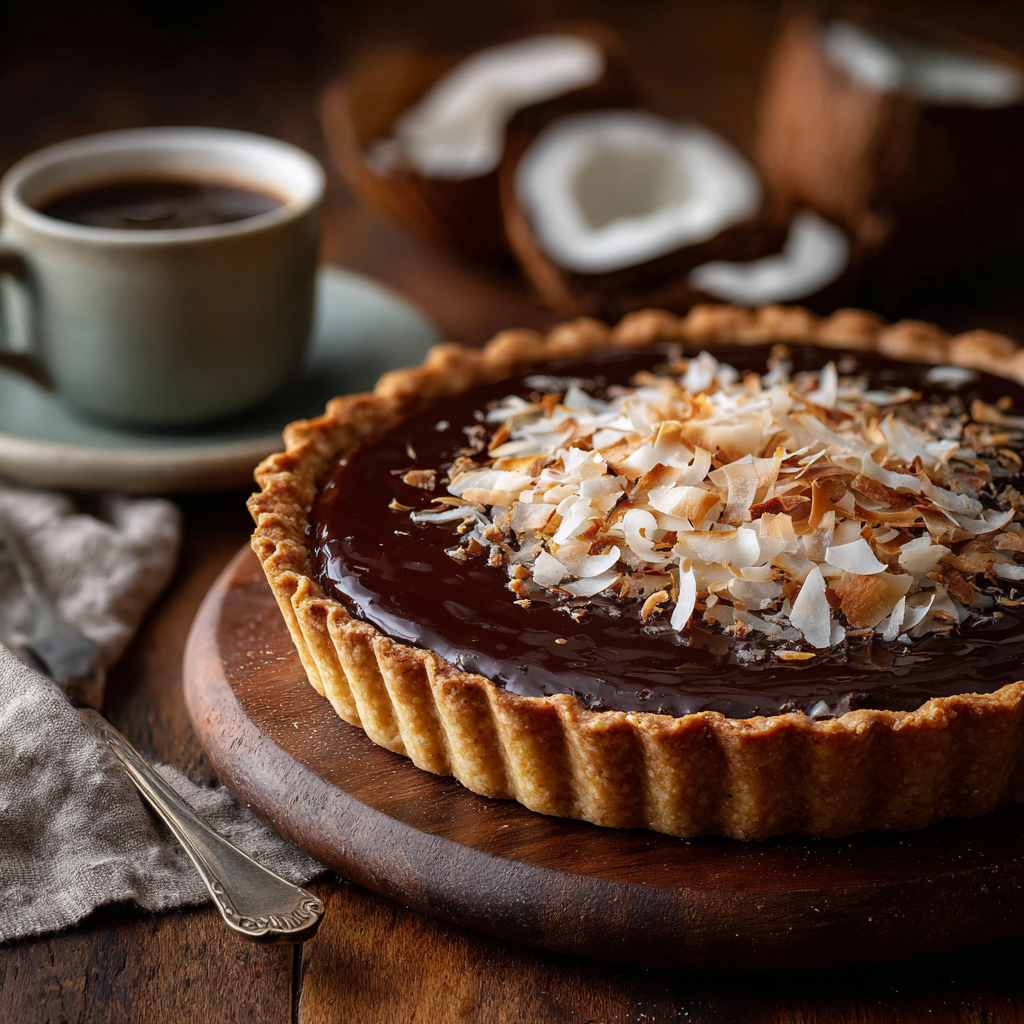 초코 코코넛 타르트 레시피