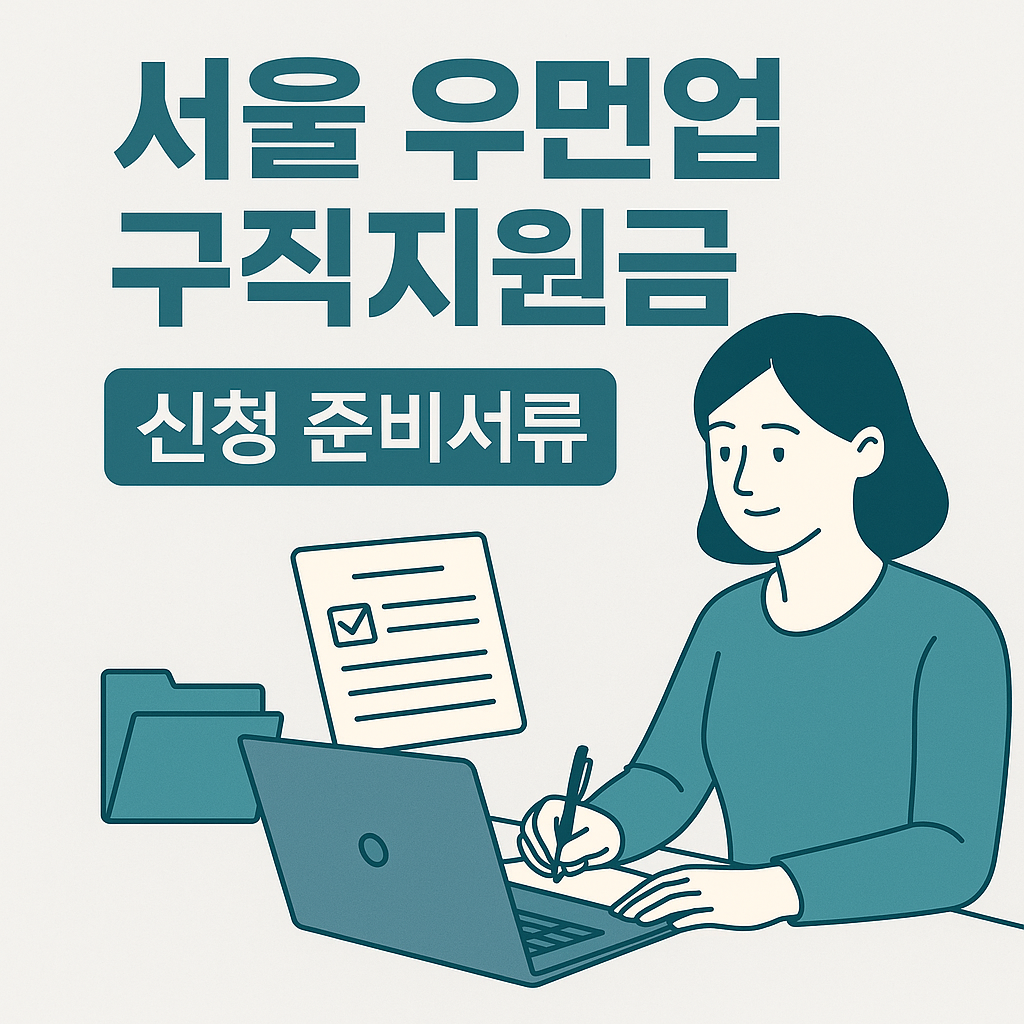 2025 서울 우먼업 구직지원금 3차 신청 방법