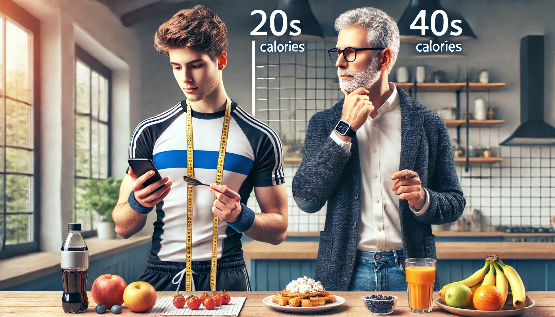 20대 vs40대 칼로리 계산법 관련사진