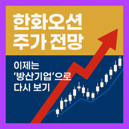 한화오션 주가 전망, 방산시장 진출 본격화