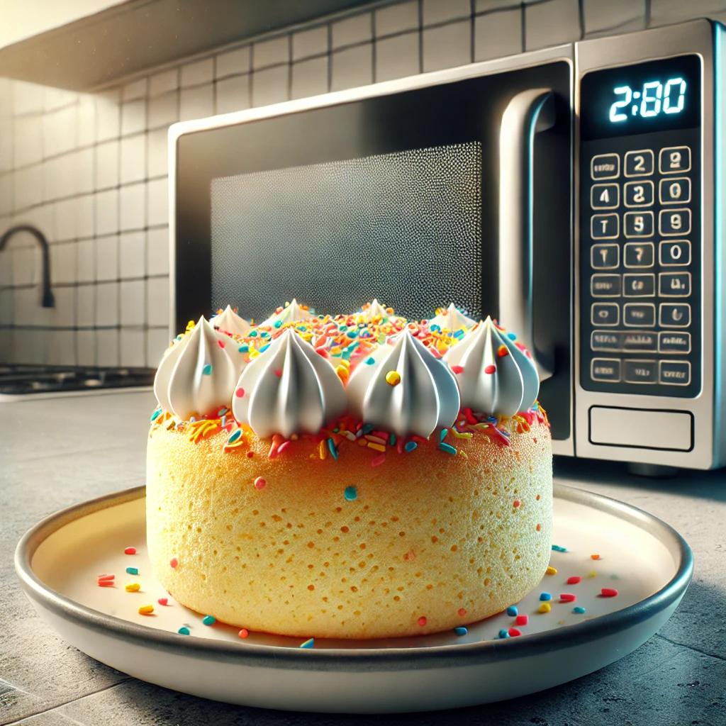 전자레인지 케이크