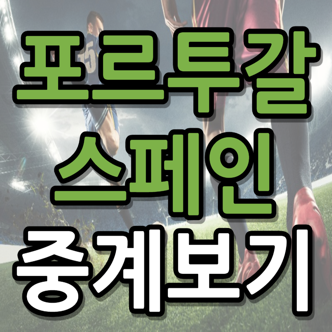 포르투갈 스페인 중계 일정(+ 무료 시청 방법)
