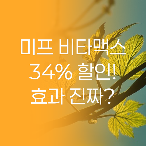 미프 비타맥스 남성 올인원 세트 34