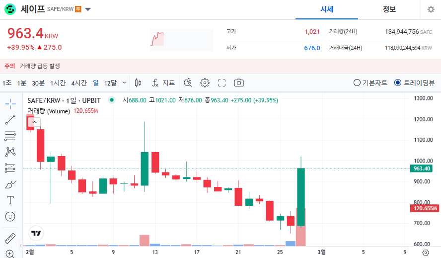 세이프 코인 가격 전망