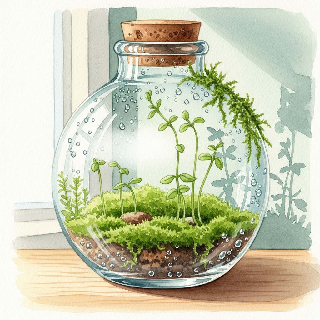 테라리움이 스스로 순환하는 원리