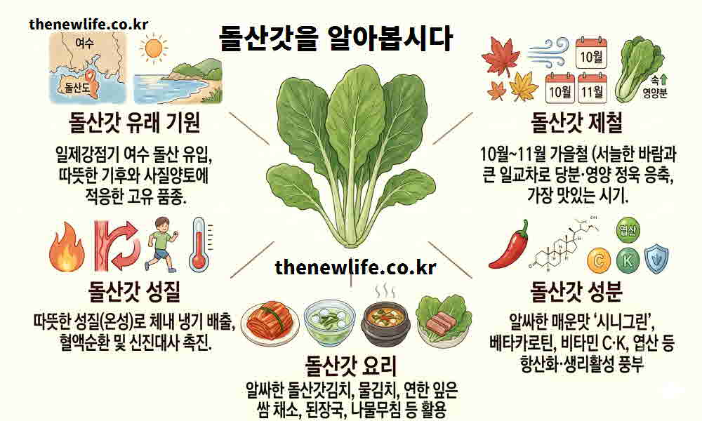 돌산갓 효능 기본정보
