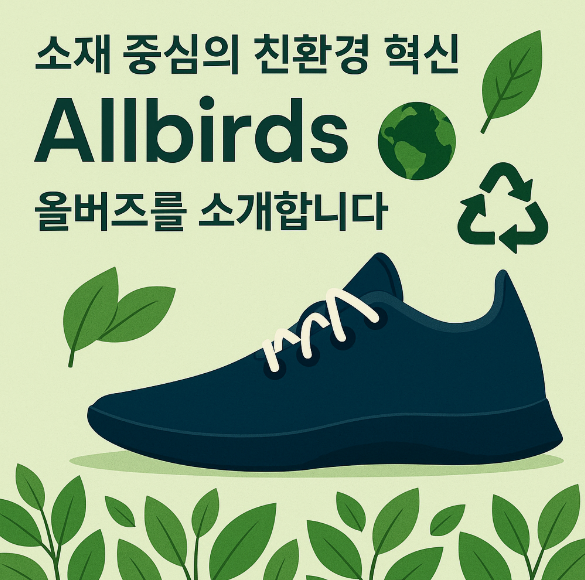소재 중심의 친환경 혁신, Allbirds(올버즈)를 소개합니다