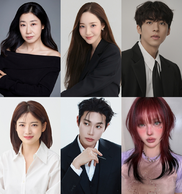 '퍼펙트 글로우' 라미란-박민영-주종혁-차홍-레오제이-포니 [사진=각 소속사 ]