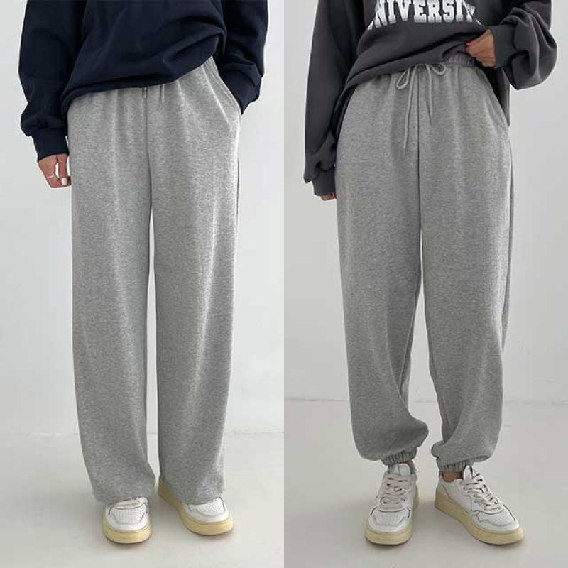 여자 골덴바지 기모 코듀로이 조거팬츠 와이드팬츠 카고 밴딩 트레이닝 빅사이즈 겨울 여성