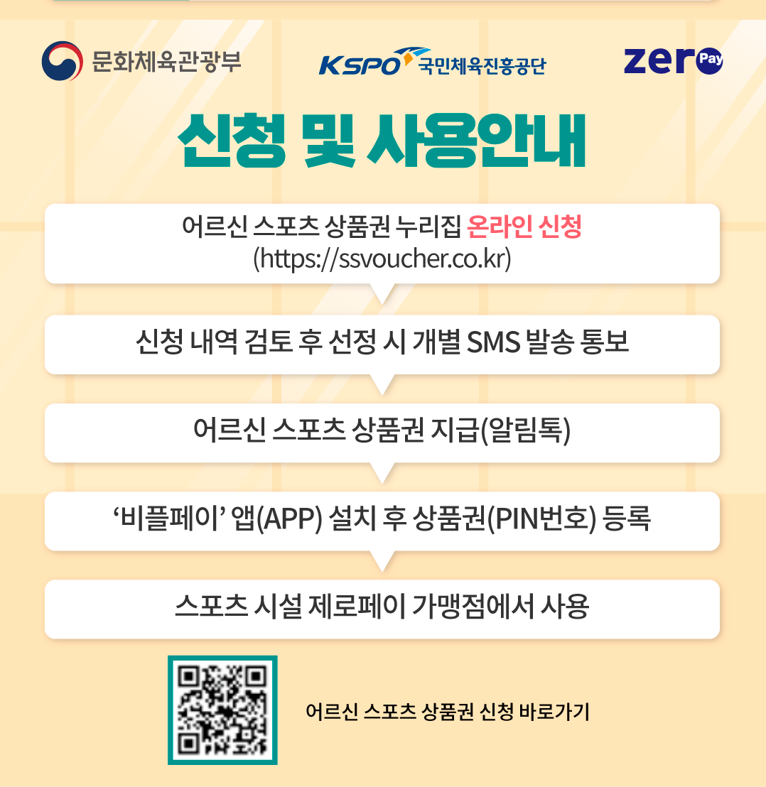 어르신 스포츠상품권 8월 마감임박! 신청방법 완전정복