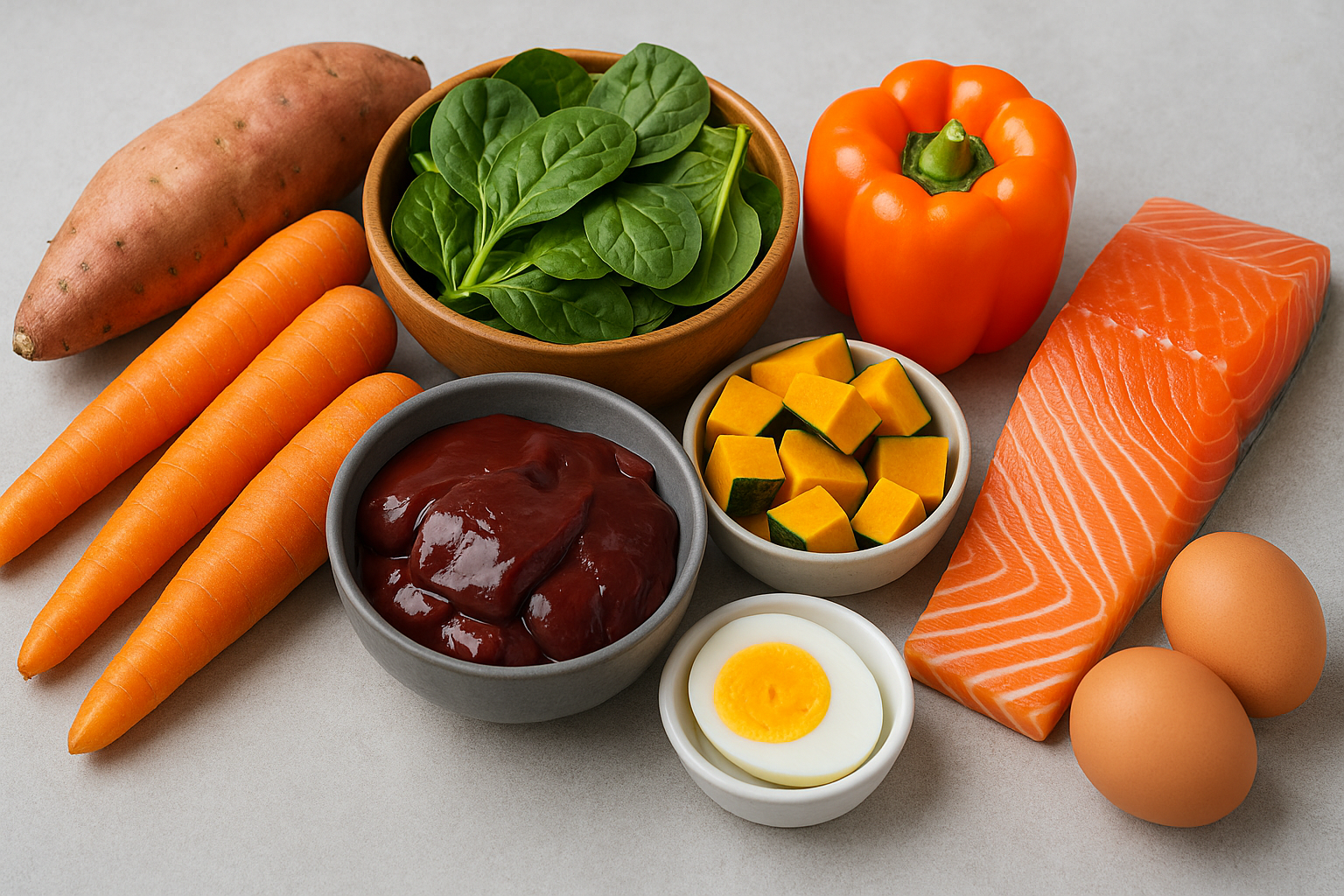 비타민 A가 많이 함유된 식품