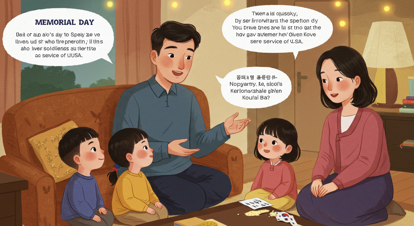 현충일이란? 아이 눈높이 설명법#1