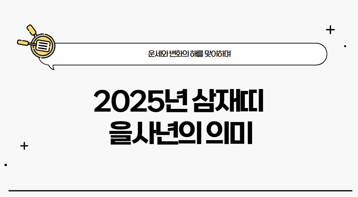 2025년 삼재띠
