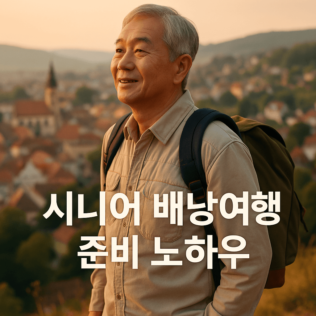 시니어 배낭여행 준비 노하우