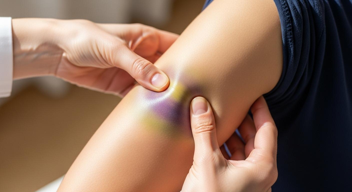 팔뚝살 마사지 멍