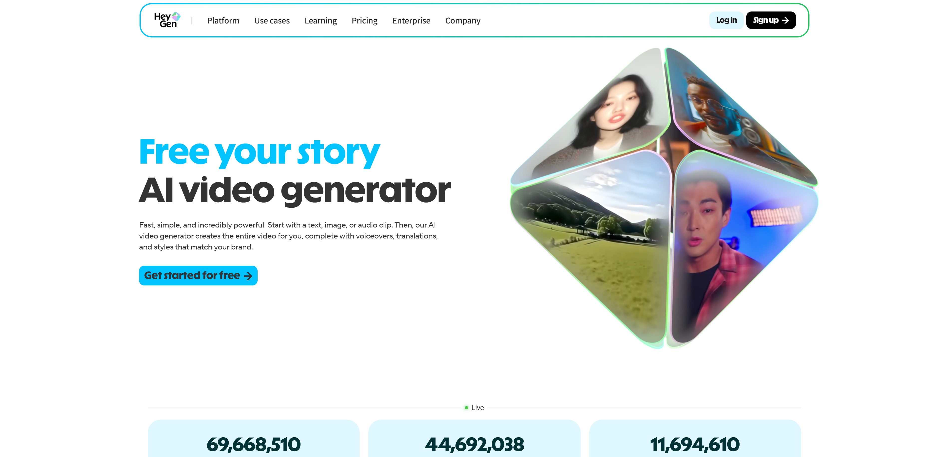 AI動画制作サイト7:HeyGen - 多言語アバターサポート