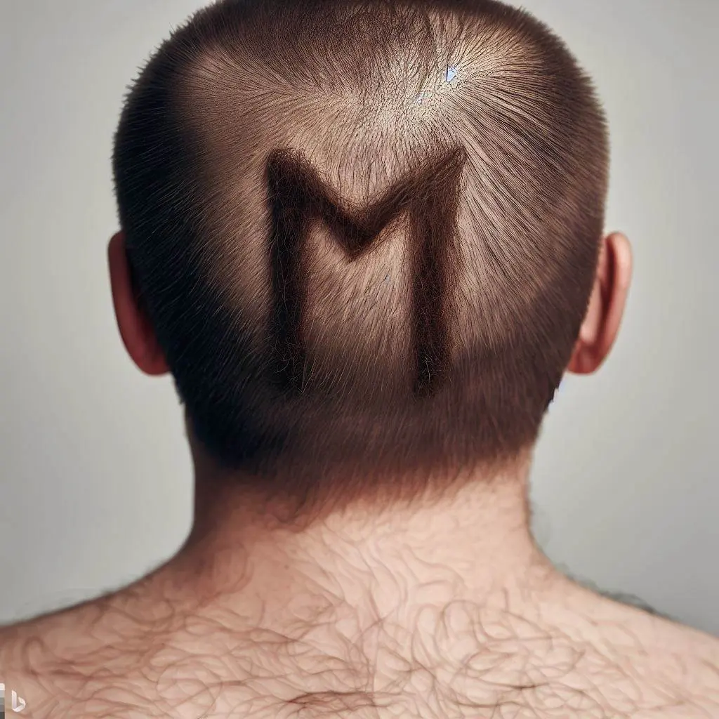 M자 탈모