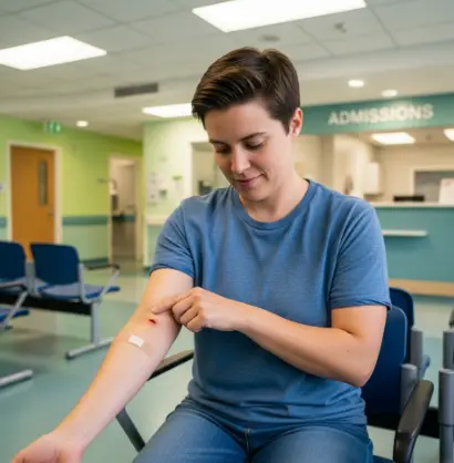 진드기에 물렸어요