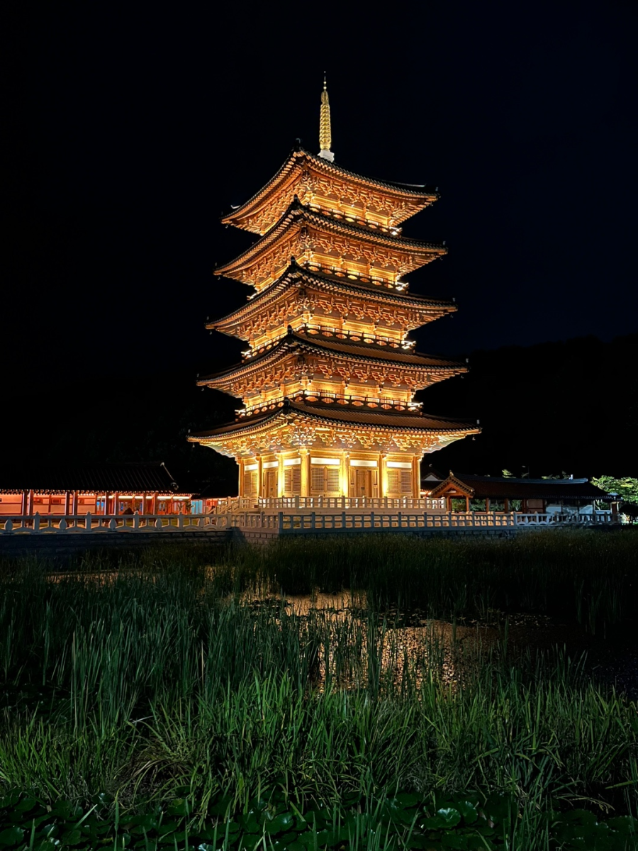 경북 김천 사명대사공원 야경