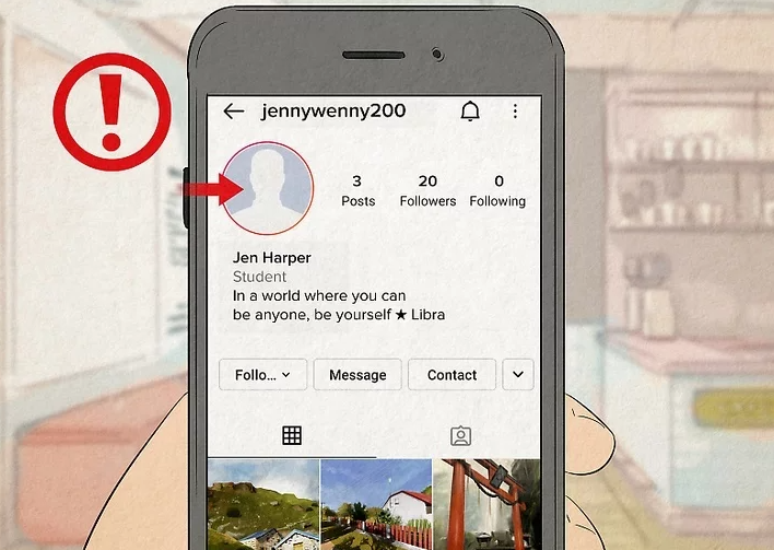프로필 사진이 없는 계정