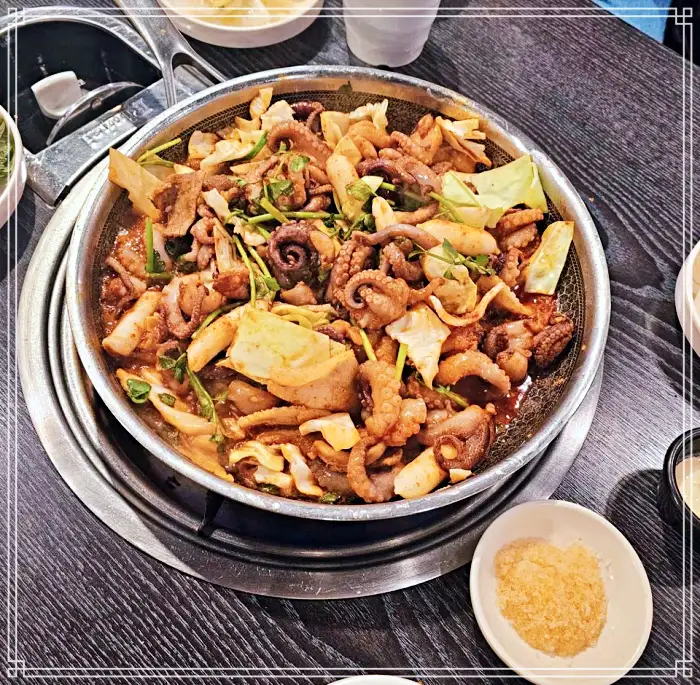 인천 송도 맛집 눈꽃 치즈 쭈꾸미 삼겹살, 쭈삼