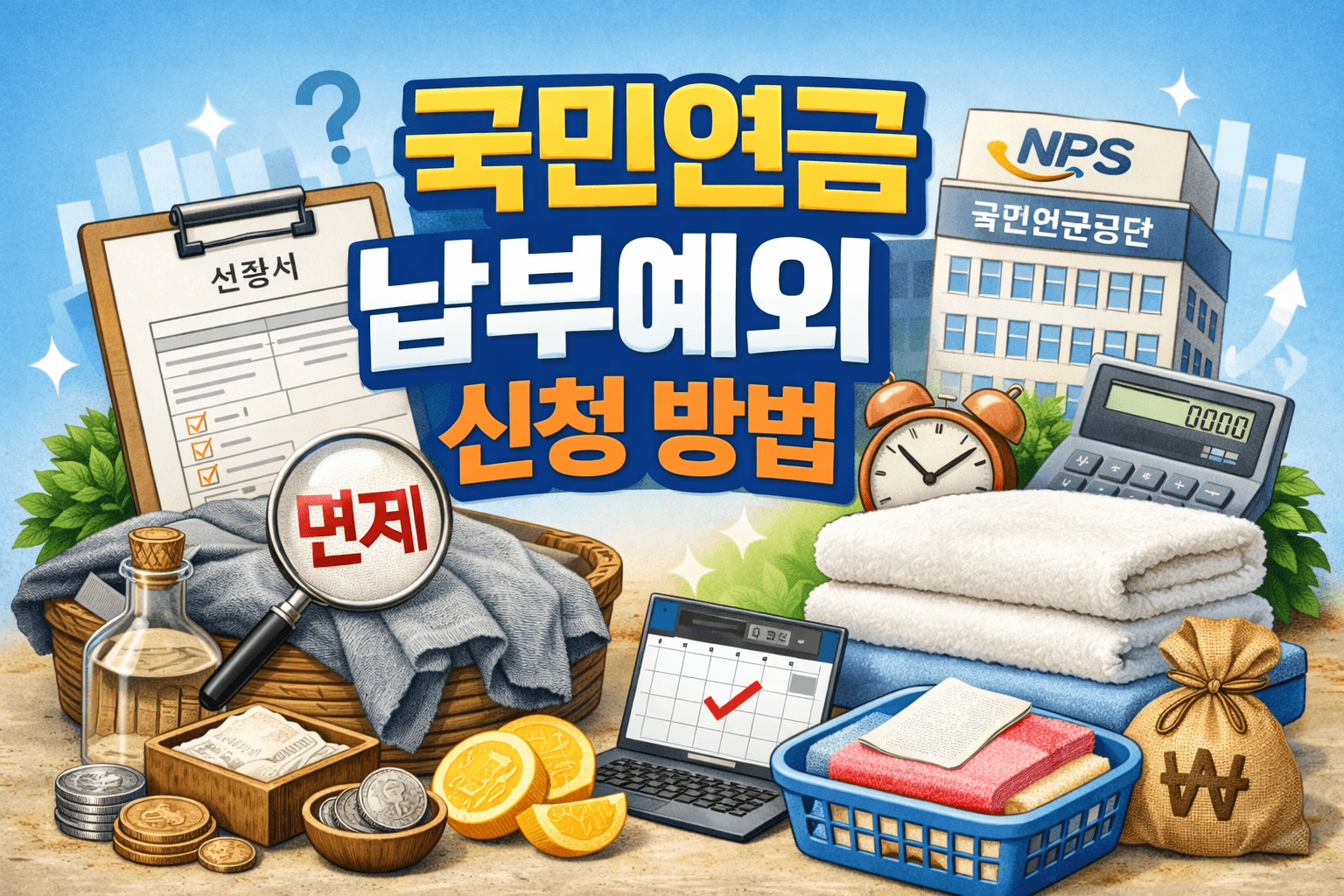 국민연금 납부예외 신청 방법