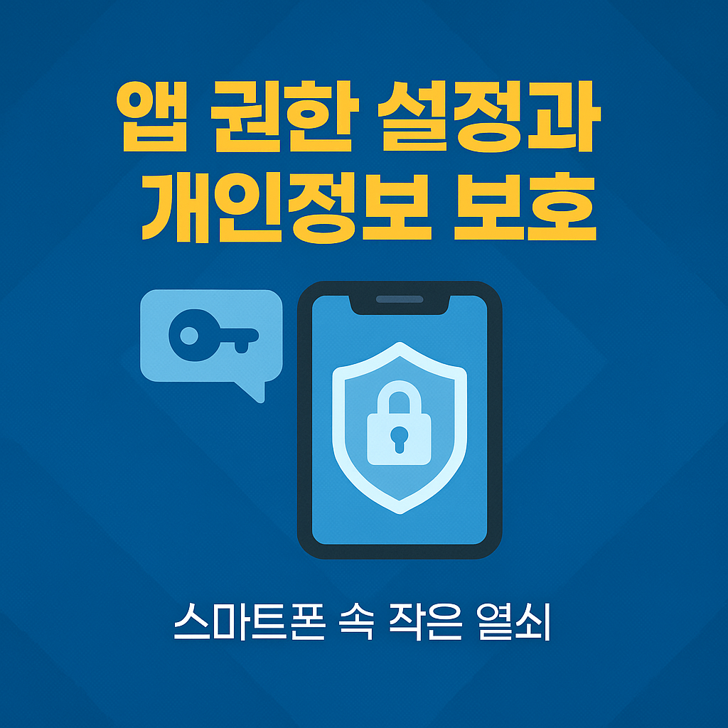 앱 권한 설정과 개인정보 보호