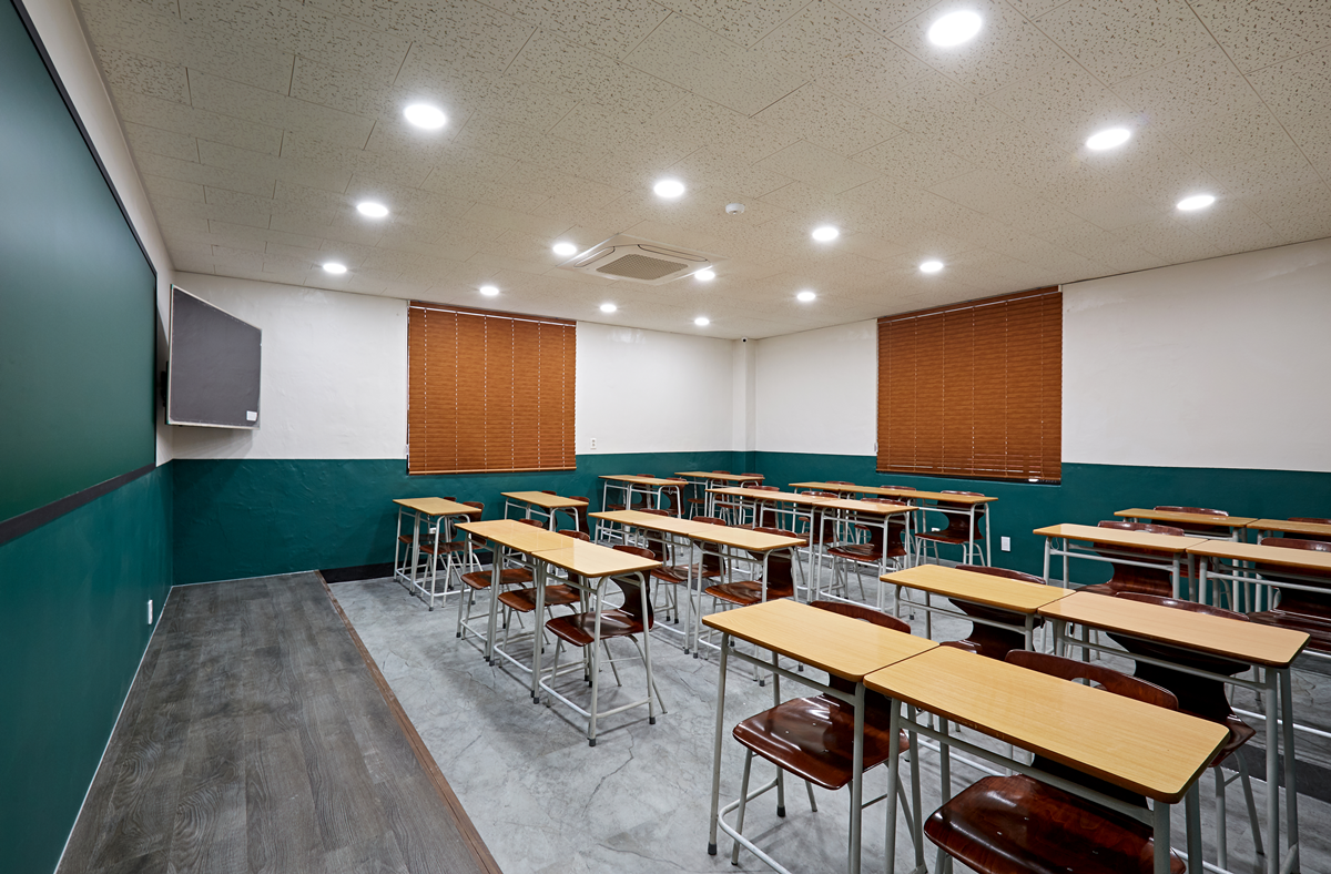 입시전문학원강의실