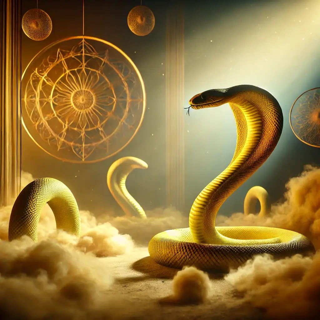 노란 뱀 꿈 해몽