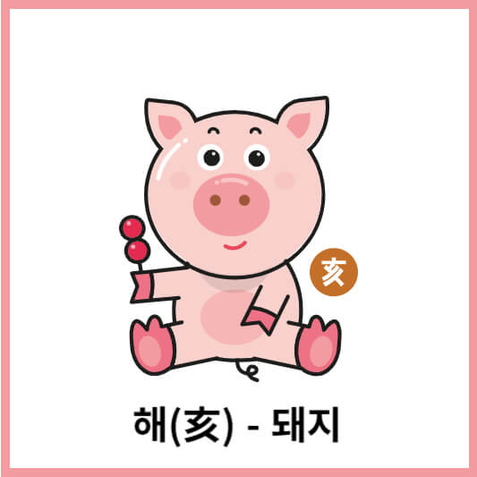 12간지(십이간지) 해-돼지
