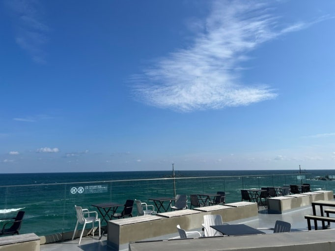 강릉 사천진 해변과 감성 카페거리 사진