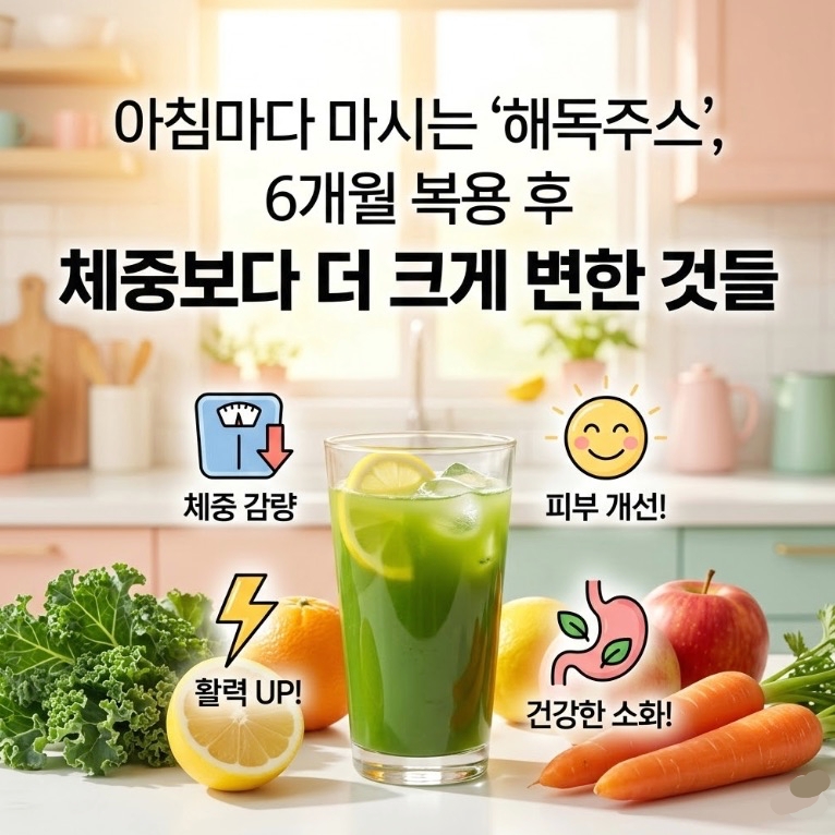 아침 공복 해독주스 CCA주스 6개월 복용 후기 및 만성피로 회복 효과 썸네일