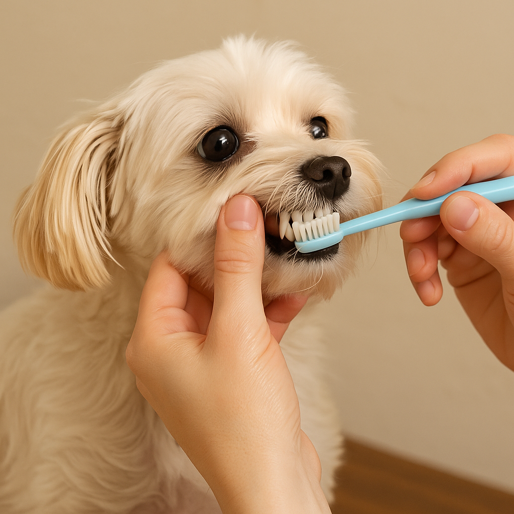 강아지 구강관리 – 양치질과 치석 예방 방법
