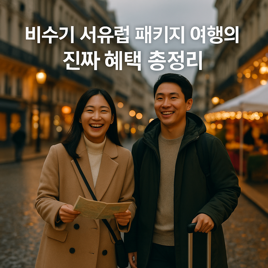 비수기 서유럽 패키지 여행의 진짜 혜택 총정리