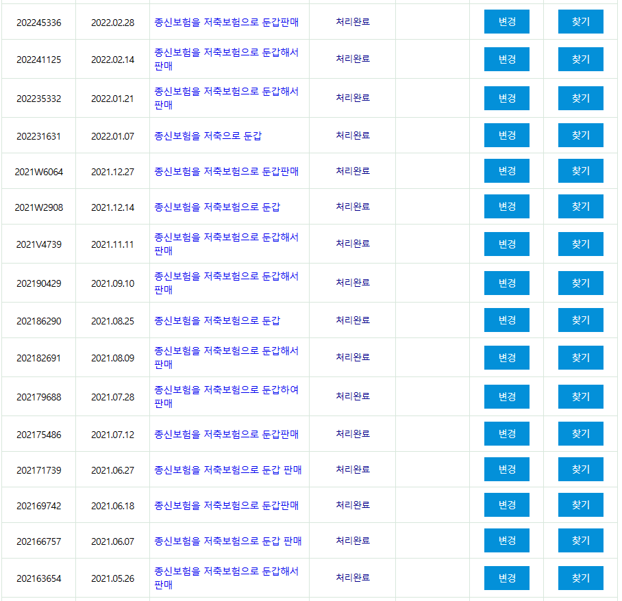 종신보험 금감원 민원